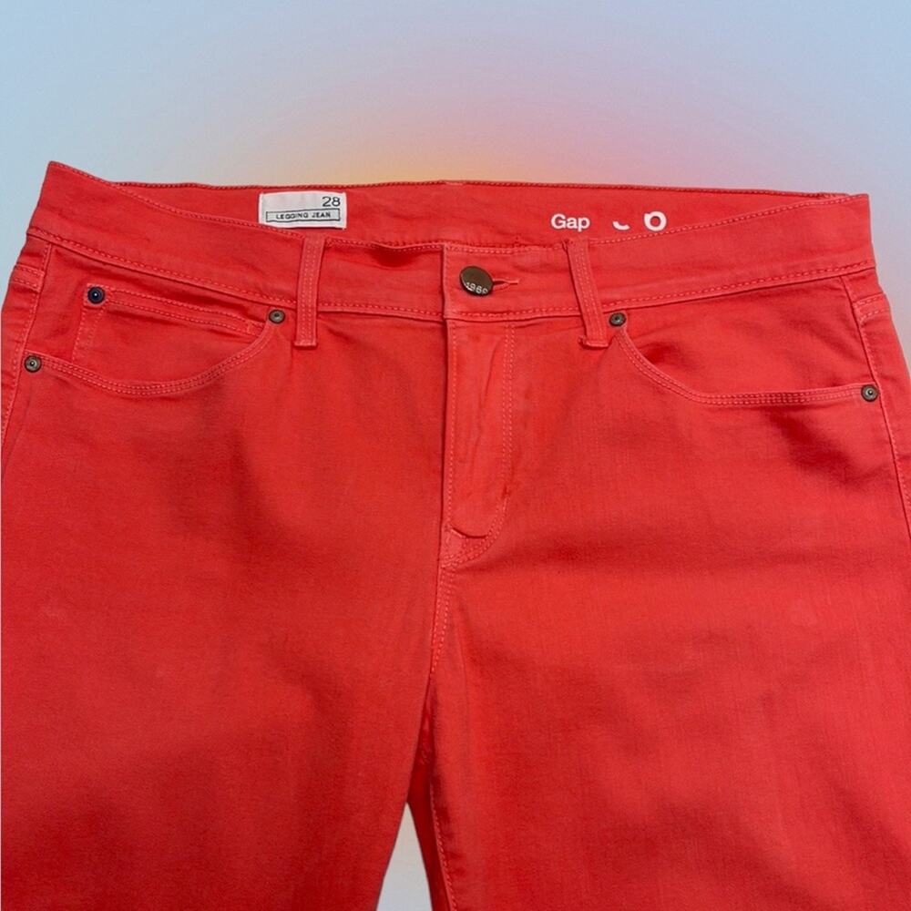 GAP Women’s 28 Orange Legging Jean
